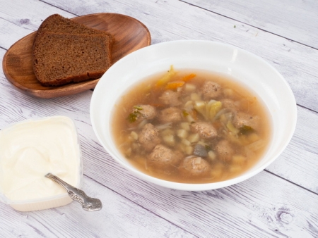 Суп с фрикадельками Суп с фрикадельками