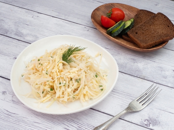 Салат копчёная капуста