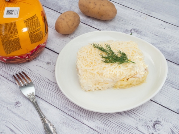 Салат Невеста (слоями)