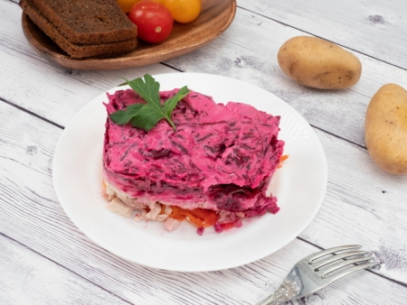 Салат Осенний (слоями) 