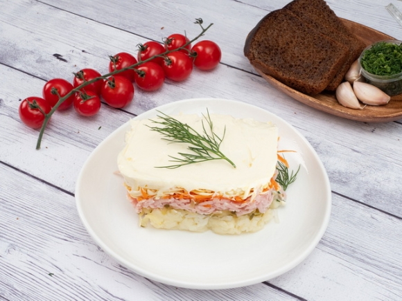 Салат Шикарный (слоями)