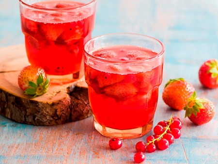 Морс клубника-лимон Морс клубника-лимон