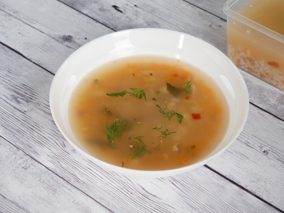 Cуп куриный с рисом