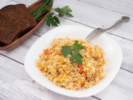 Булгур с тыквой