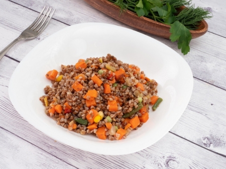 Гречка с овощами Гречка с овощами