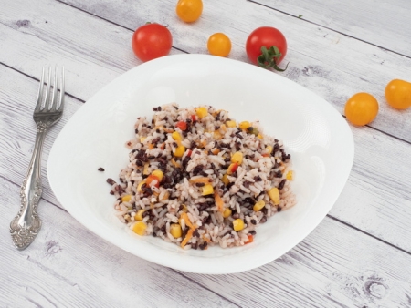 Смесь 2-х рисов с овощами и соусом Смесь 2-х рисов с овощами и соусом