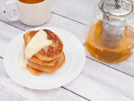 Оладьи со сгущенным молоком Оладьи со сгущенным молоком