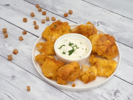 Цветная капуста в сухарях Цветная капуста в сухарях